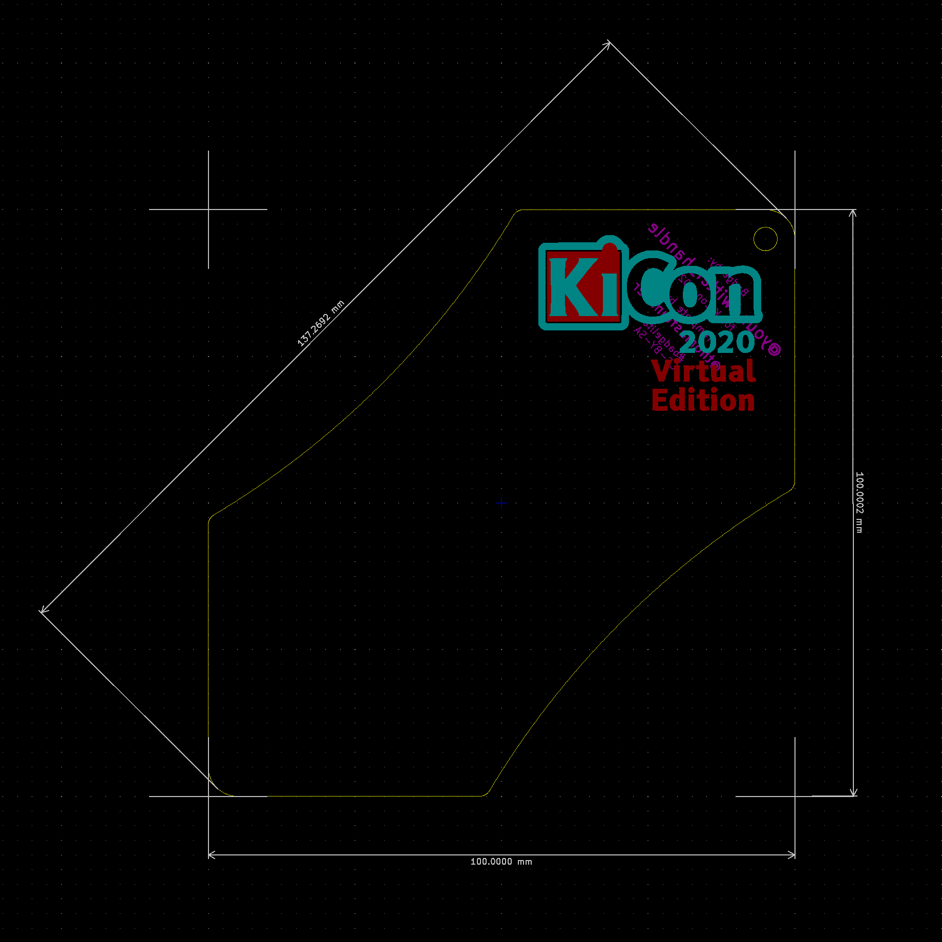 KiCon badge template